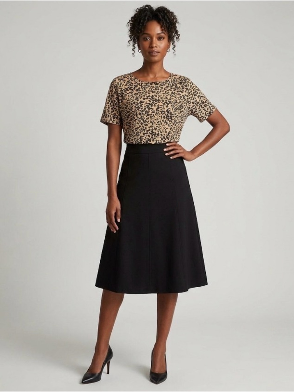 Ava & Viv Leopard Top